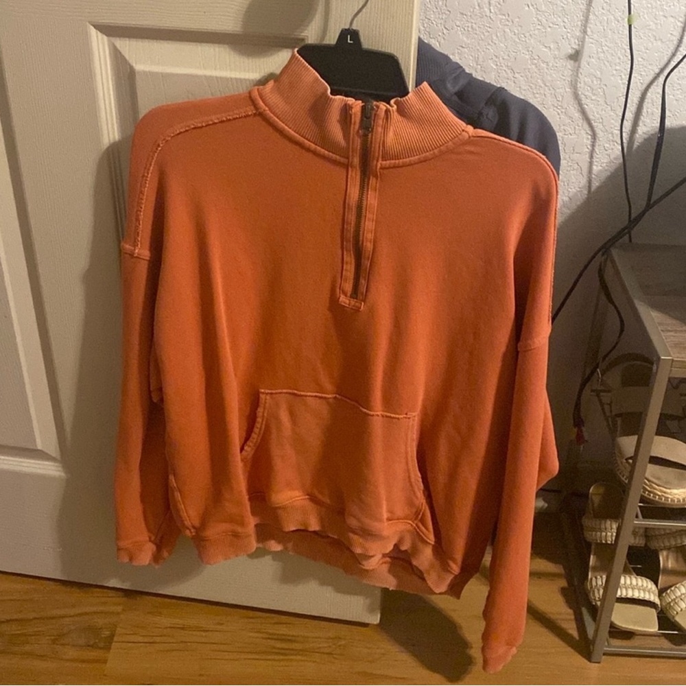 Orange Aerie pullover